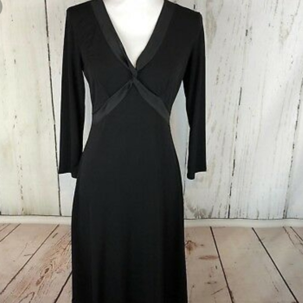 3 for $15 BCBG Paris black long sleeve midi dress